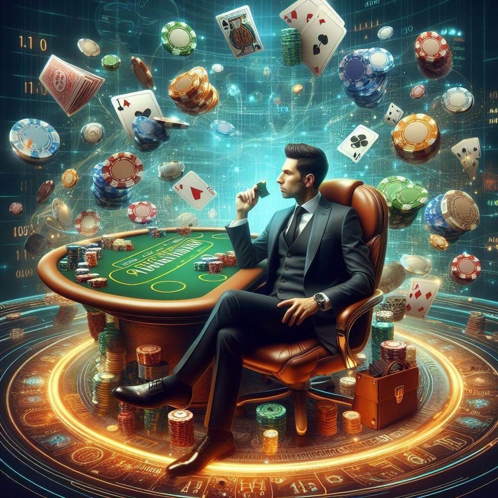 Dealer Blueprint Gaming dalam sesi live baccarat dengan antarmuka lotto results